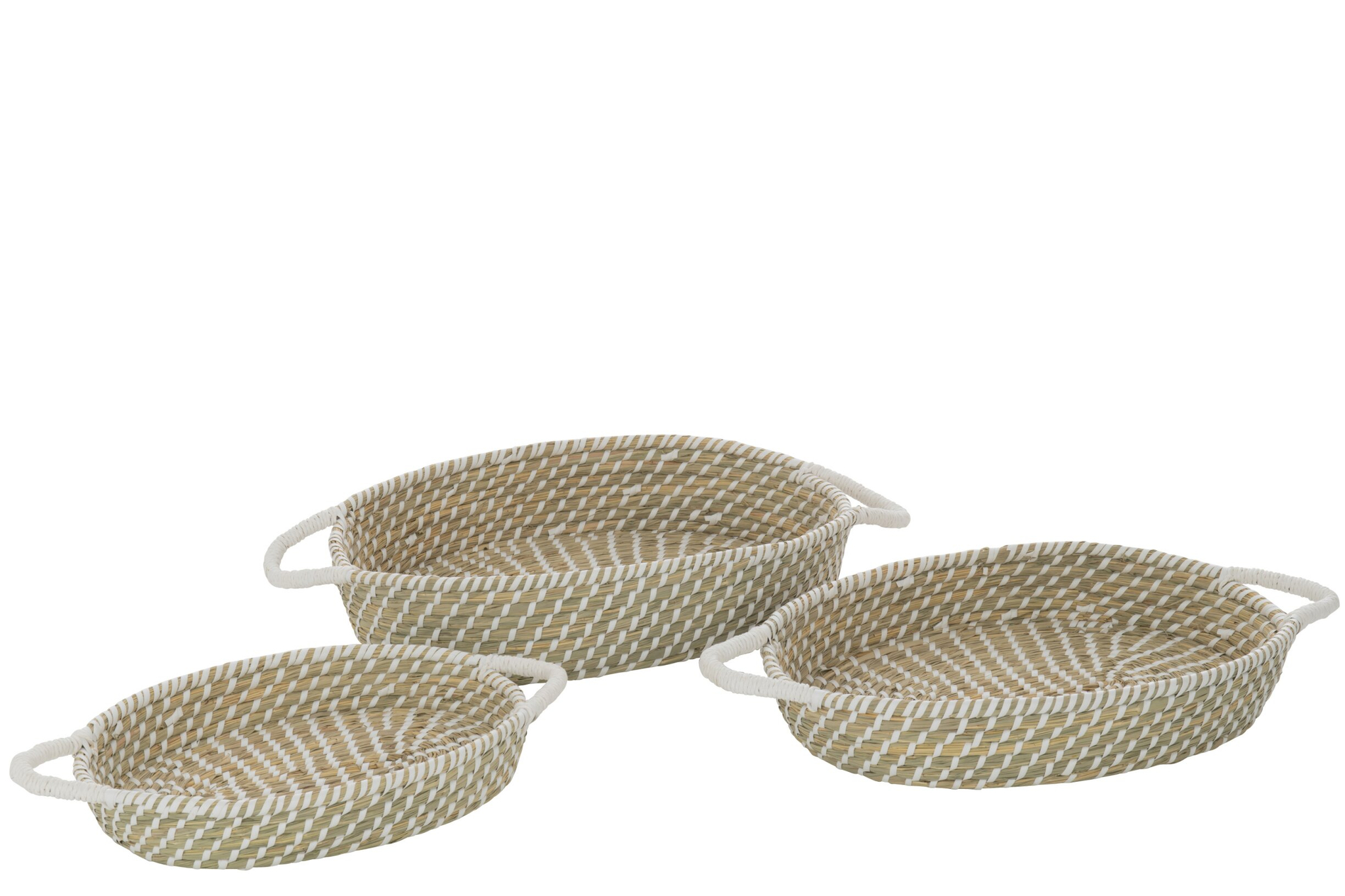 Mand Skaansik Zeegras Naturel - Set van 3 - Afbeelding 2