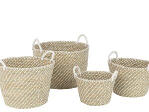 Mand Flordas Zeegras Naturel - Set van 4