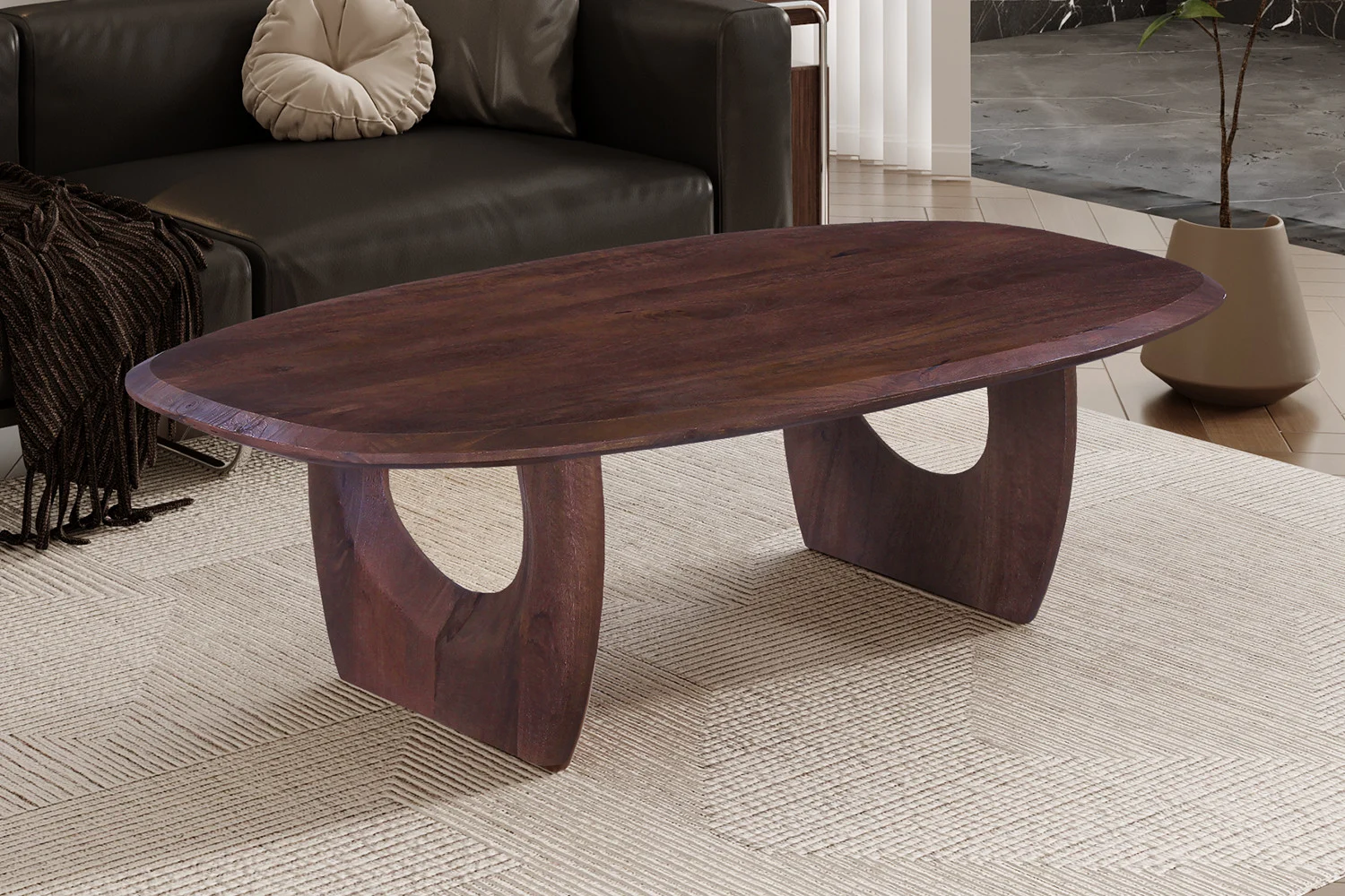Salontafel Pauva Mangohout 130 cm - Afbeelding 2
