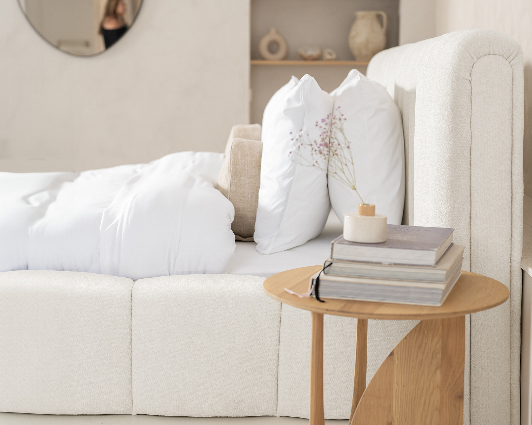 Bed Veiso Beige 160x200 - Afbeelding 7