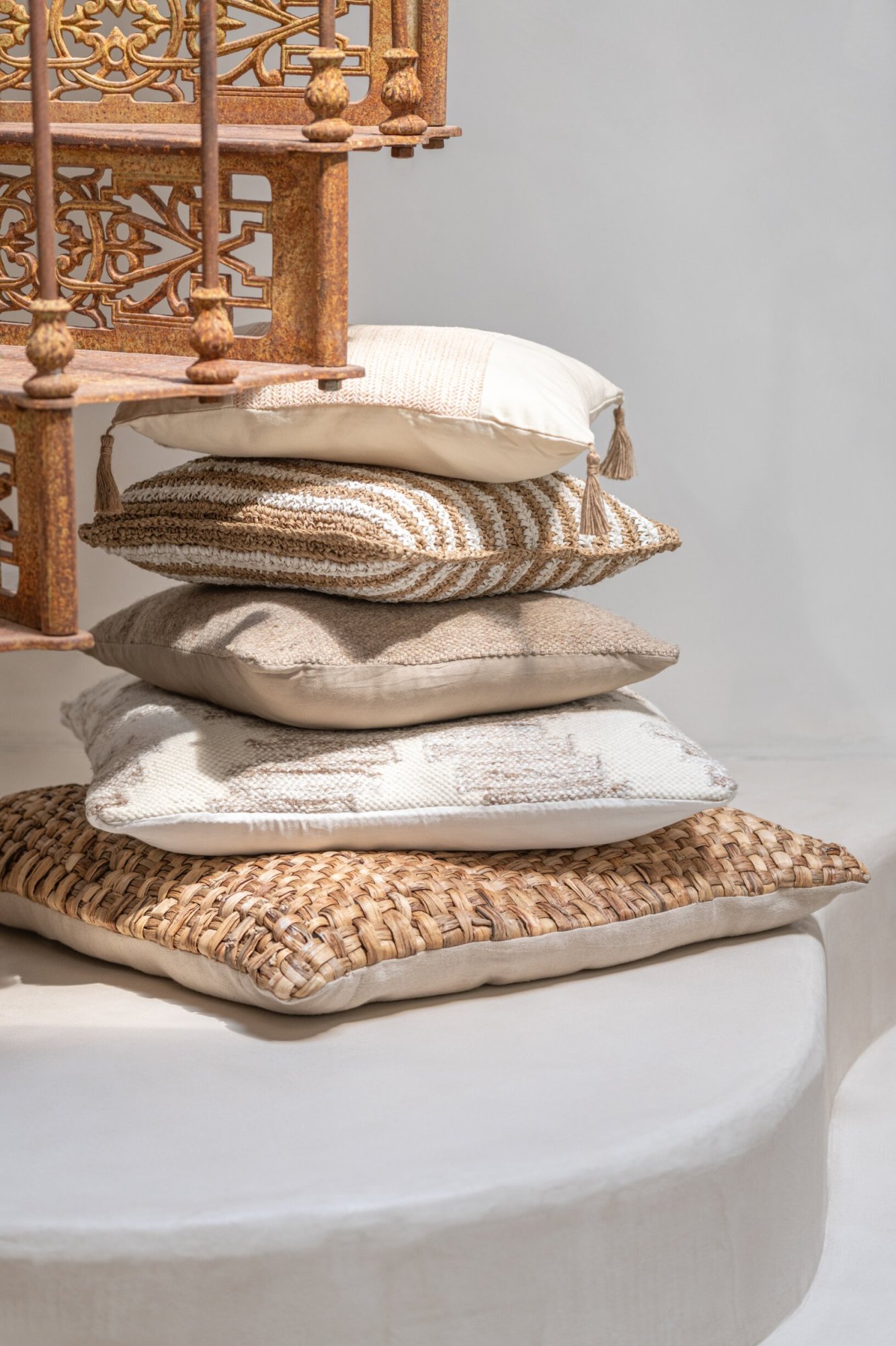 Kussen Relvaro Naturel 65x65 cm - Afbeelding 3