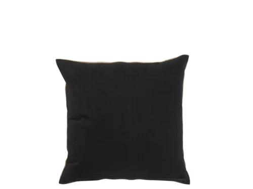 Kussen Sammes Beige 45x45 cm met jute, katoen en polyester, natuurlijke uitstraling en zachte afwerking