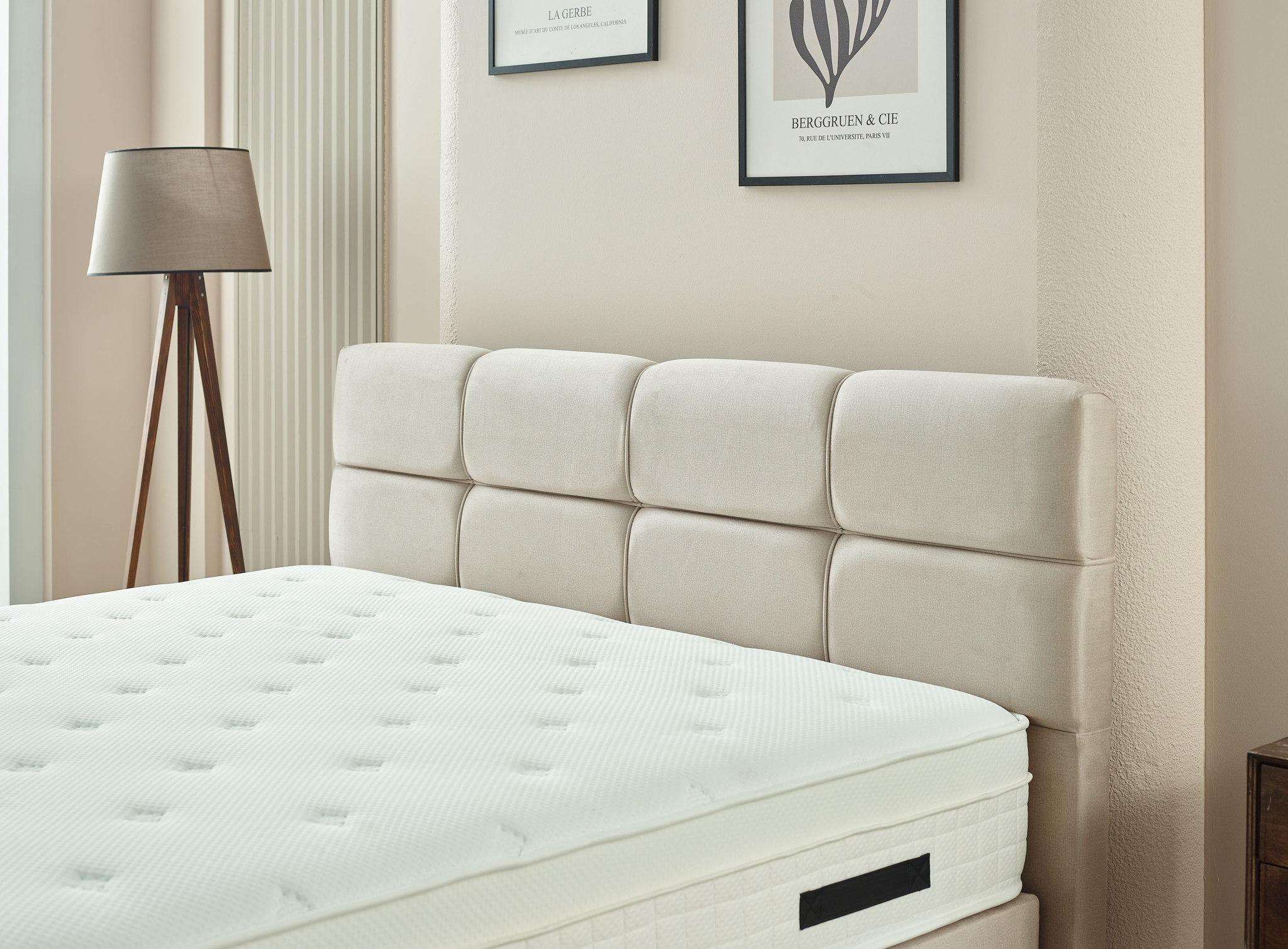 Boxspring Zeines Beige 140x200 - Afbeelding 2