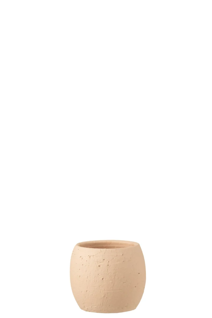 Bloempot Mastello Keramiek Beige H14 cm - Afbeelding 2