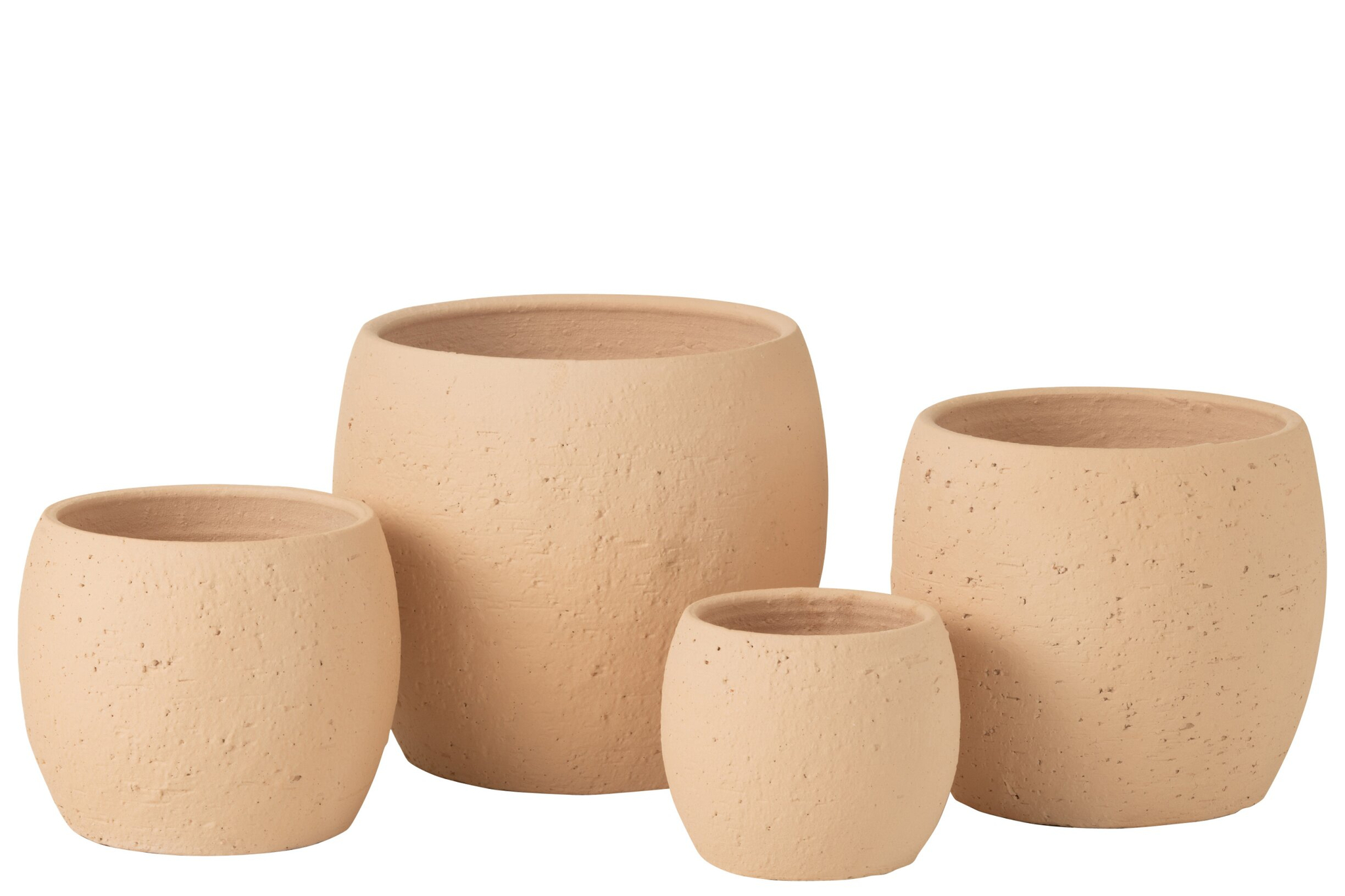 Bloempot Limerick Keramiek Beige H26 cm