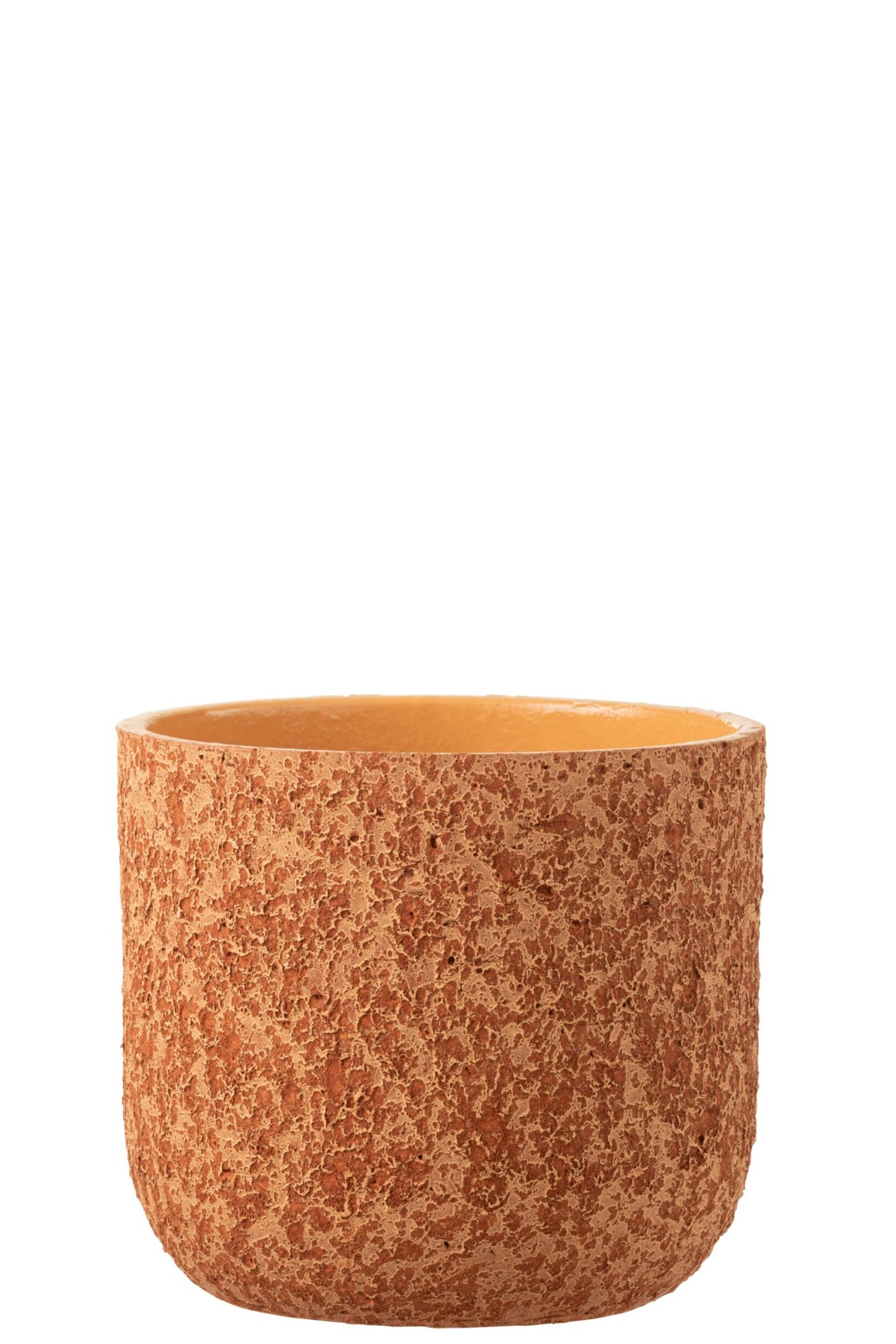 Bloempot Priskea Keramiek Oranje H20 cm - Afbeelding 3