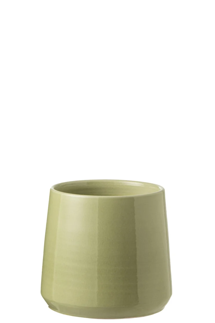 Bloempot Sookello Keramiek Groen H22 cm - Afbeelding 4