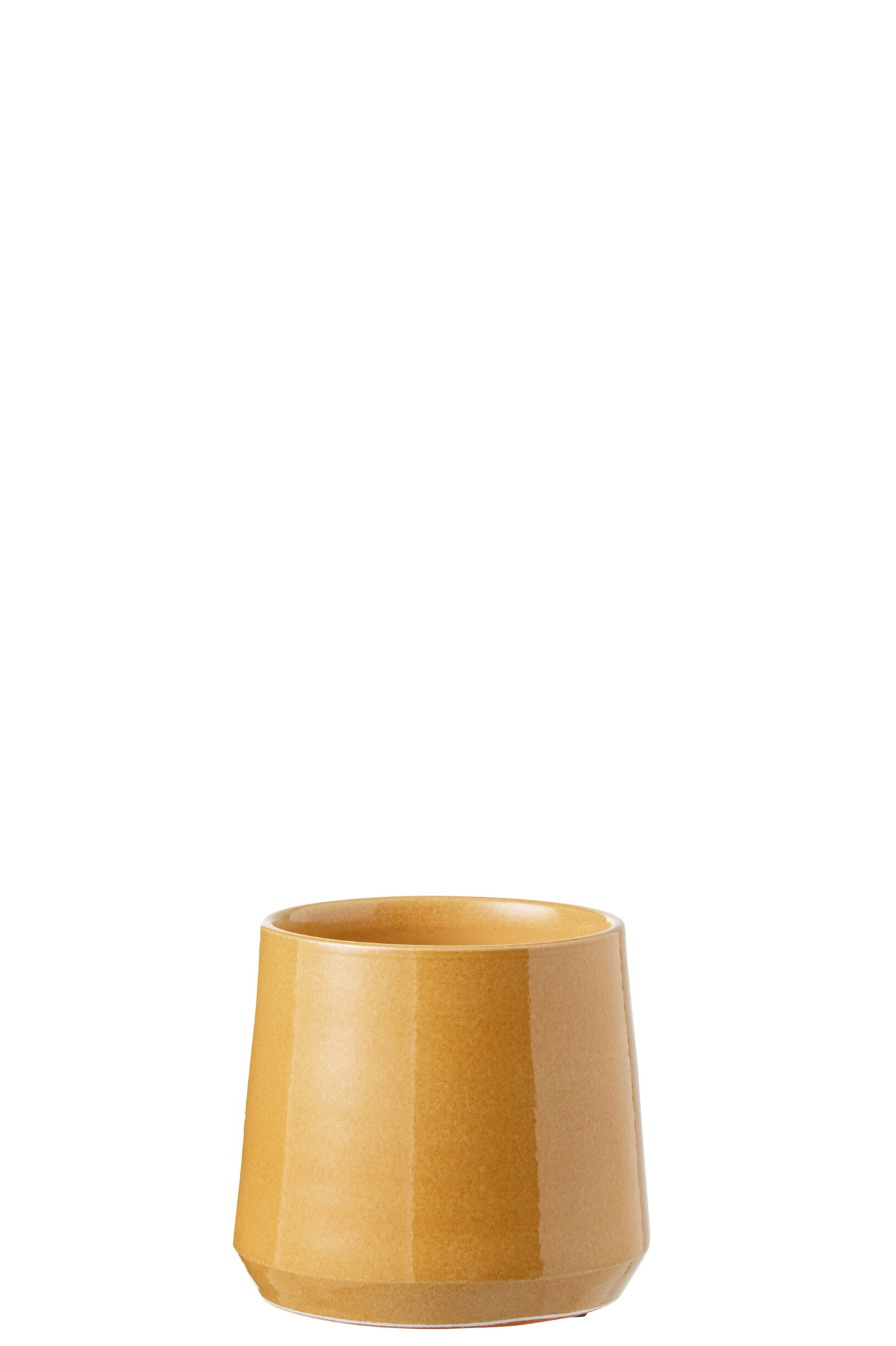 Bloempot Zintero Keramiek Geel H17 cm - Afbeelding 2
