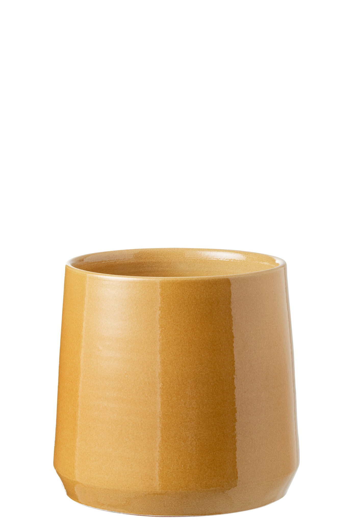 Bloempot Klaurrero Keramiek Geel H26 cm - Afbeelding 3