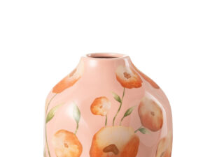 Bloemenvaas Farea Steen Roze H21 cm
