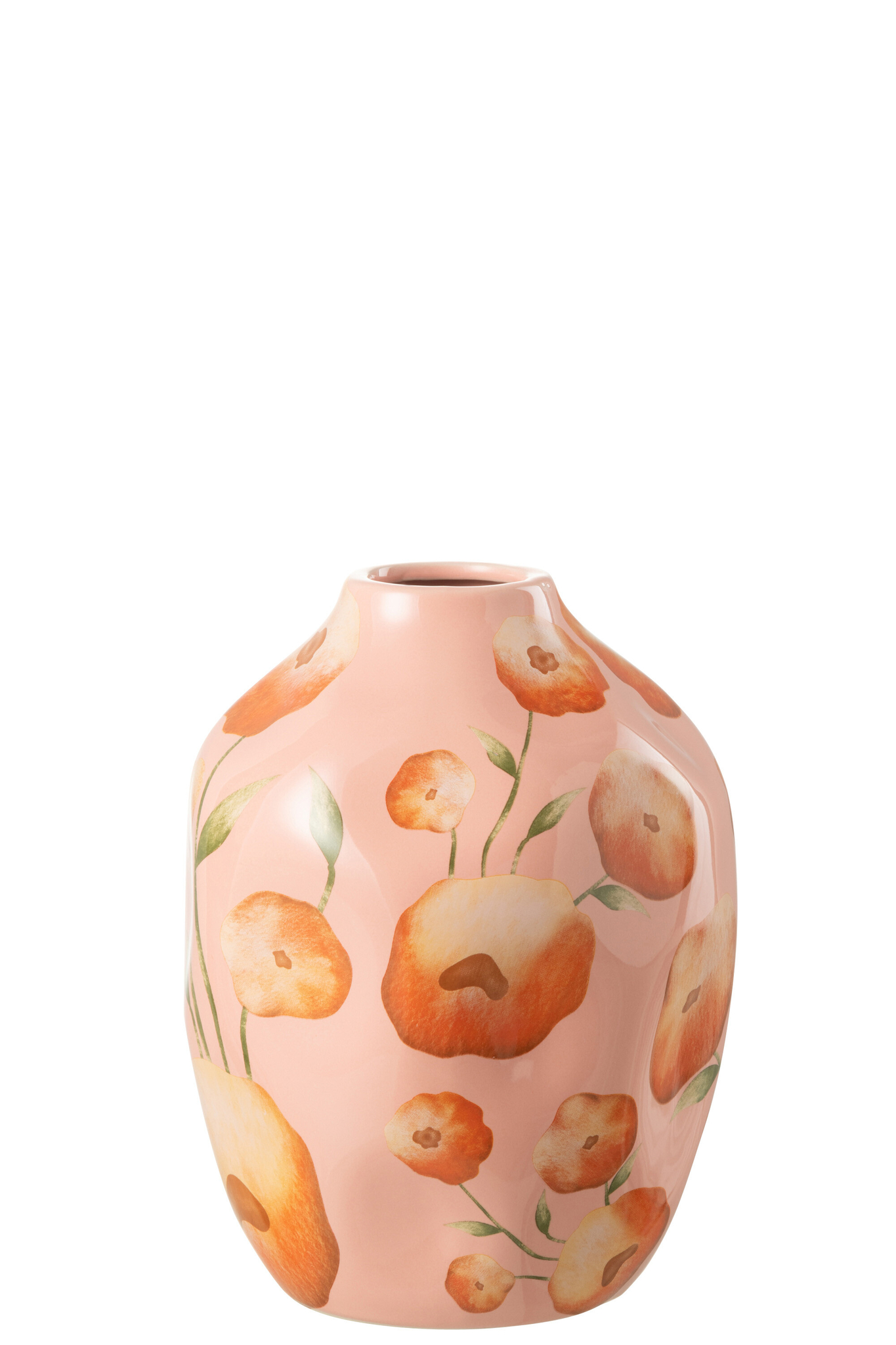 Bloemenvaas Farea Steen Roze H21 cm