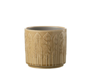 Bloempot Vane Keramiek Beige H13 cm