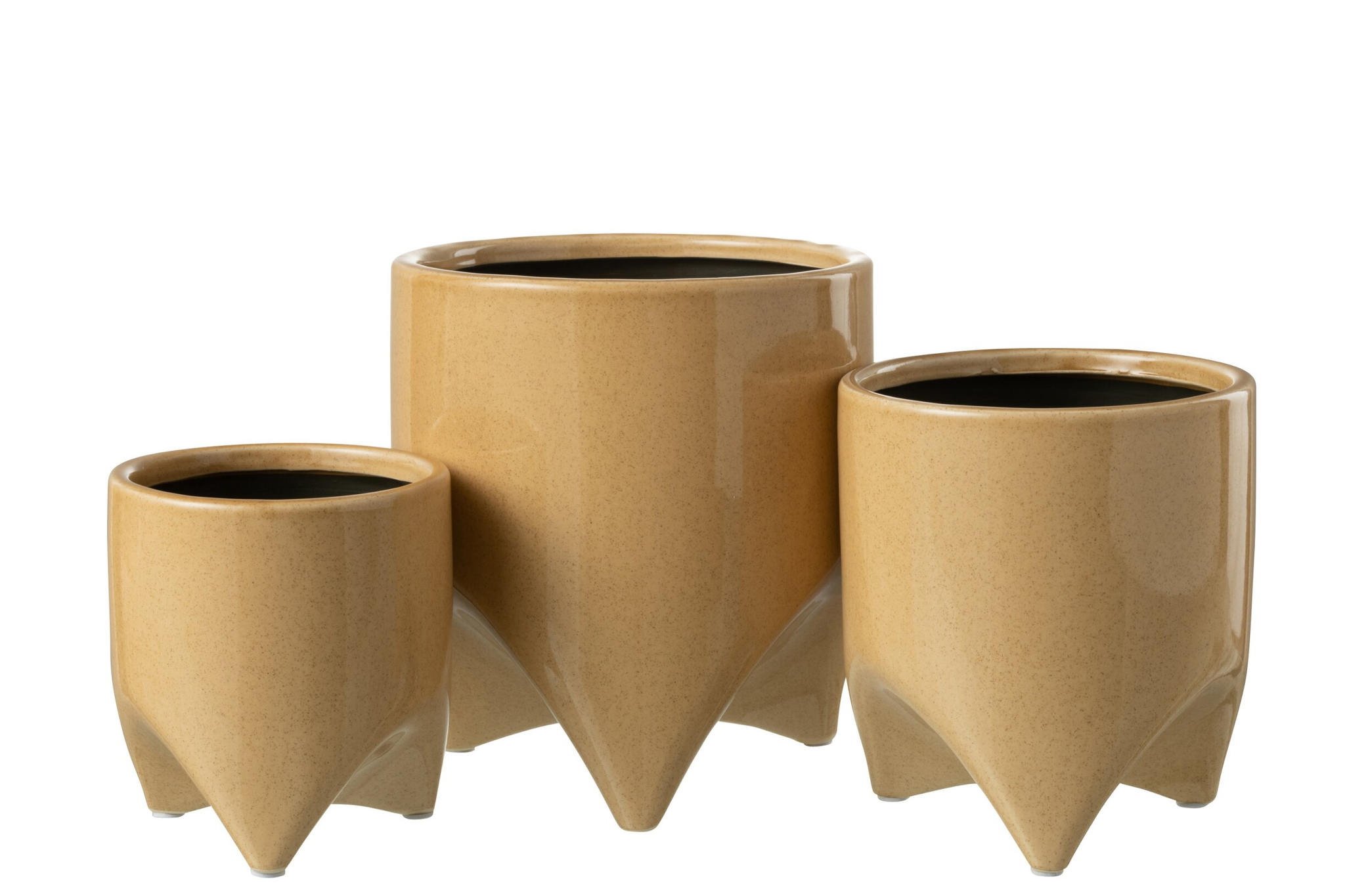 Bloempot Berrora Keramiek Beige H20,5 cm