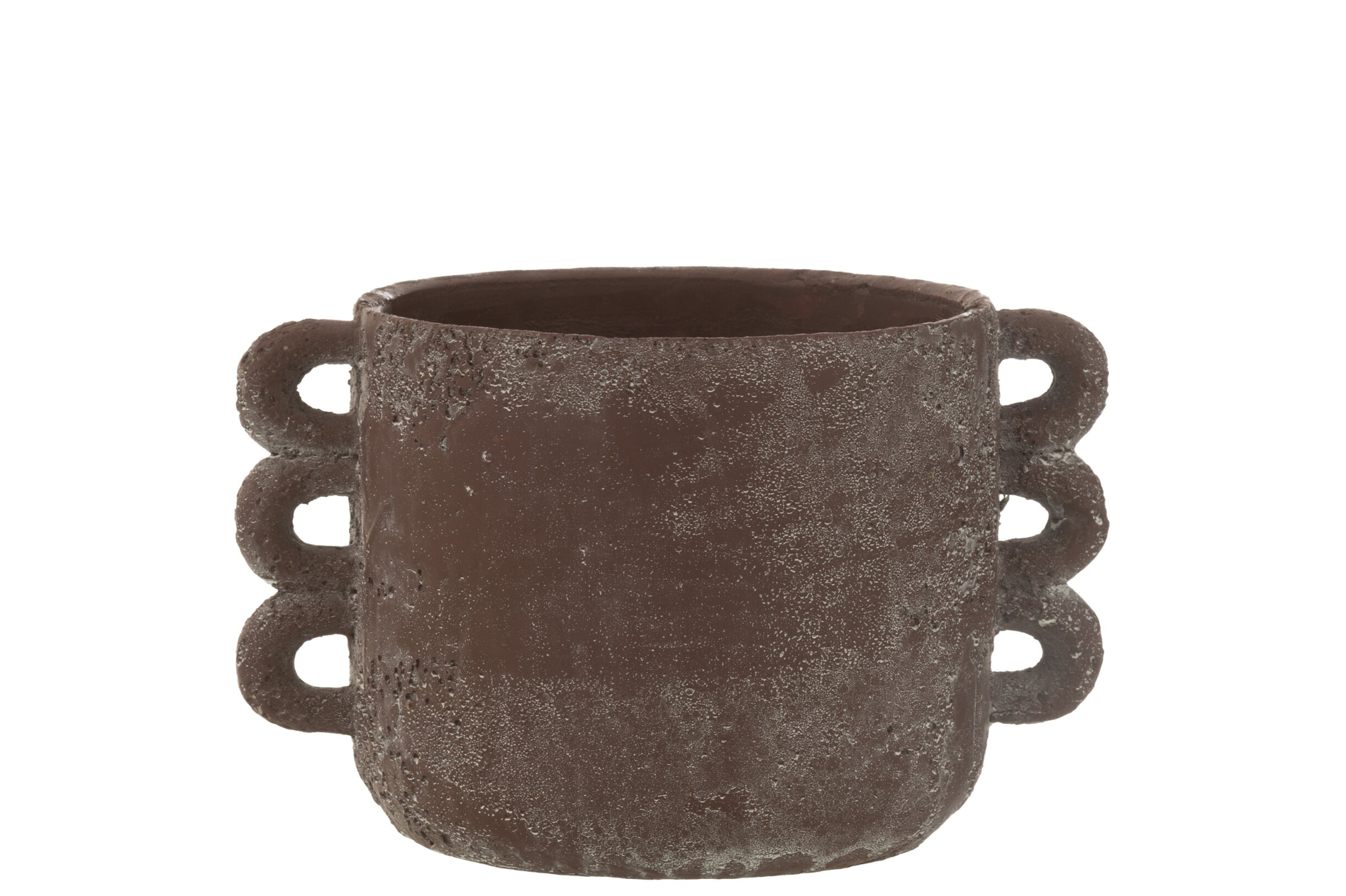 Bloempot Kirrura Keramiek Bruin H15,5 cm