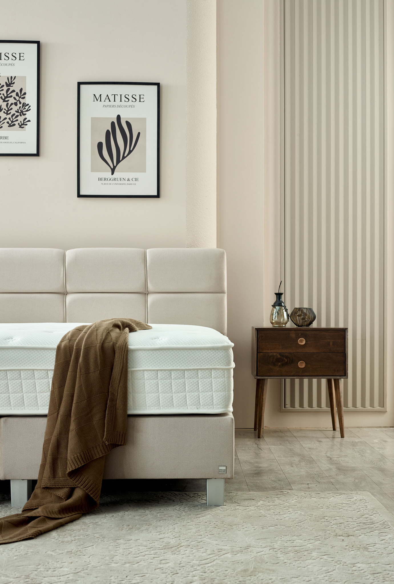 Boxspring Kanes Beige 160x200 - Afbeelding 6