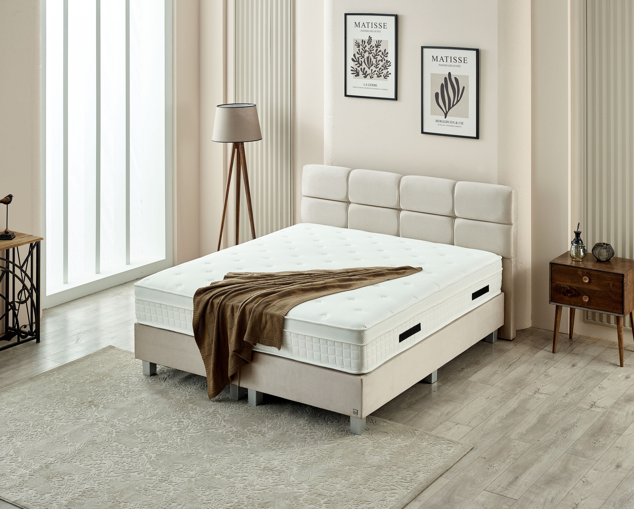 Boxspring Kanes Beige 160x200 - Afbeelding 7