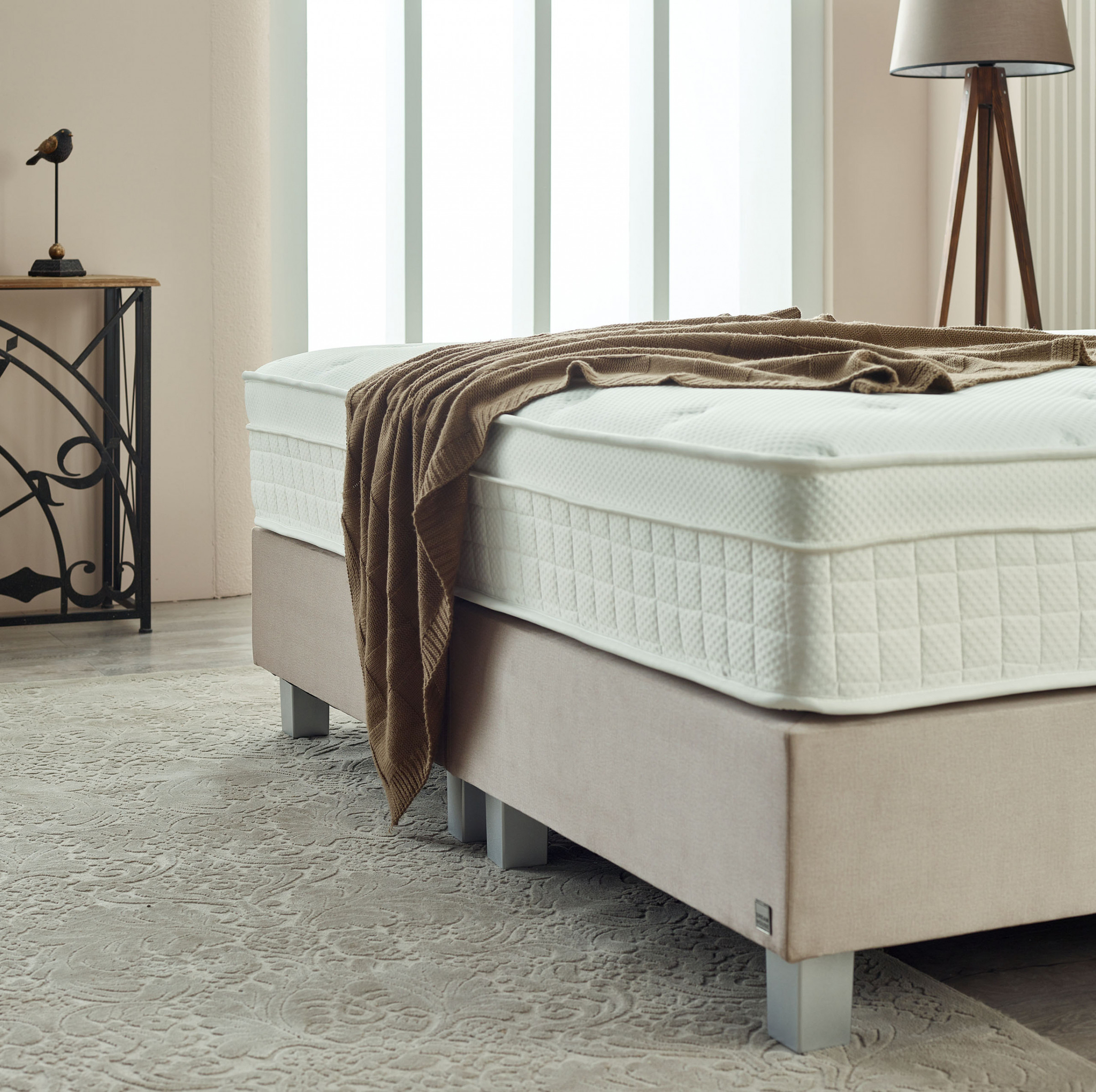 Boxspring Kanes Beige 160x200 - Afbeelding 8