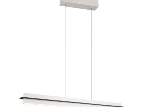 Hanglamp Flobun Wit Ø9 cm set van 3, slank metalen ontwerp met dimbare LED en warm licht