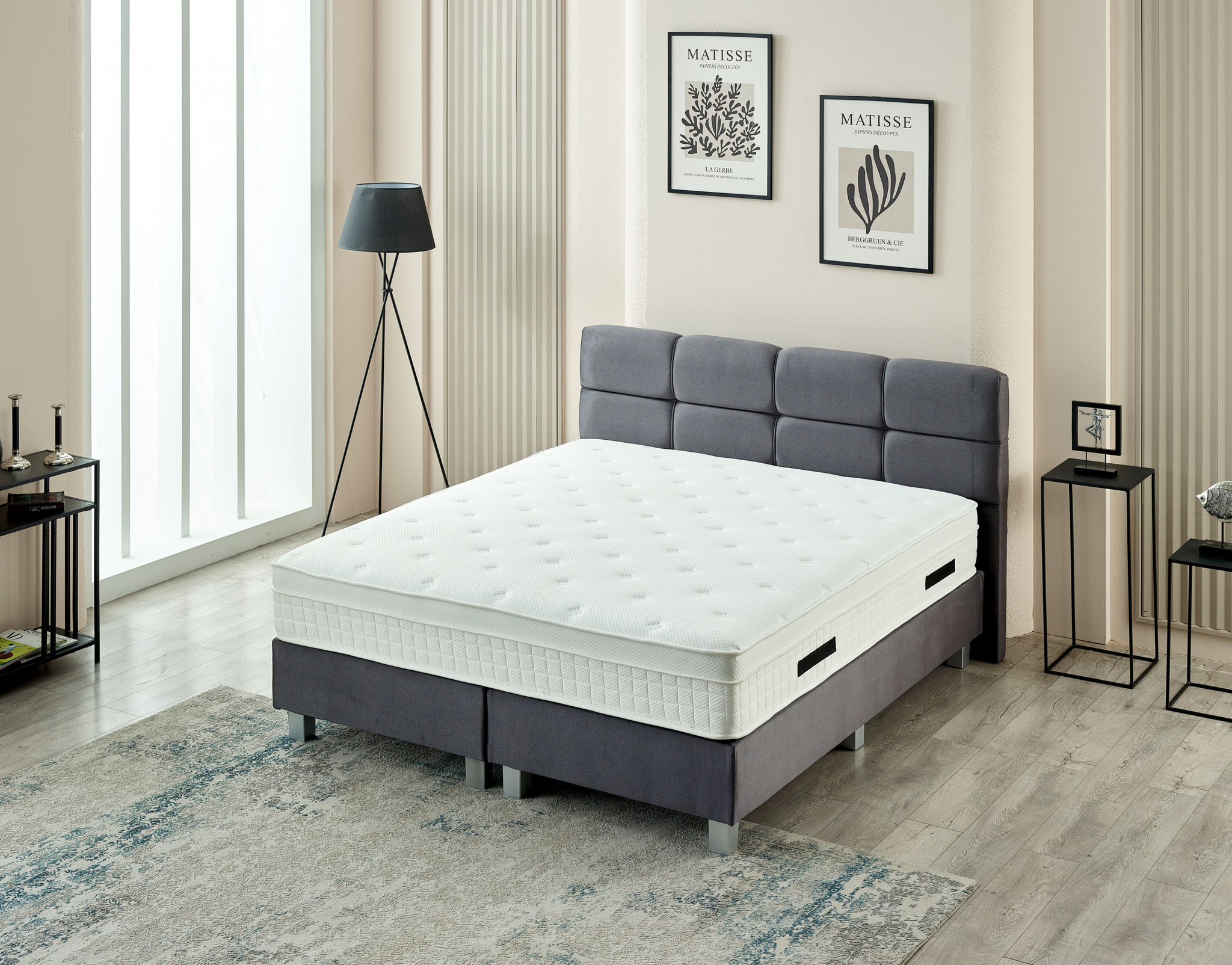 Boxspring Stauldino Antraciet 140x200 - Afbeelding 3