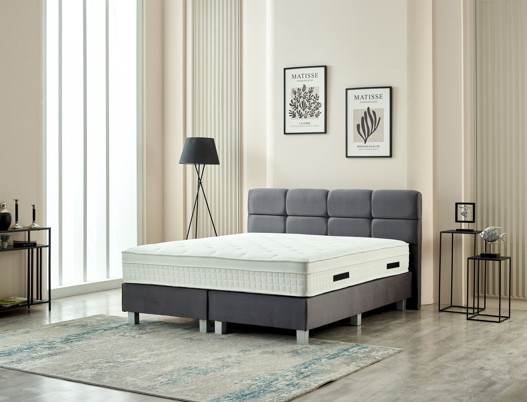 Boxspring Stauldino Antraciet 140x200 - Afbeelding 4