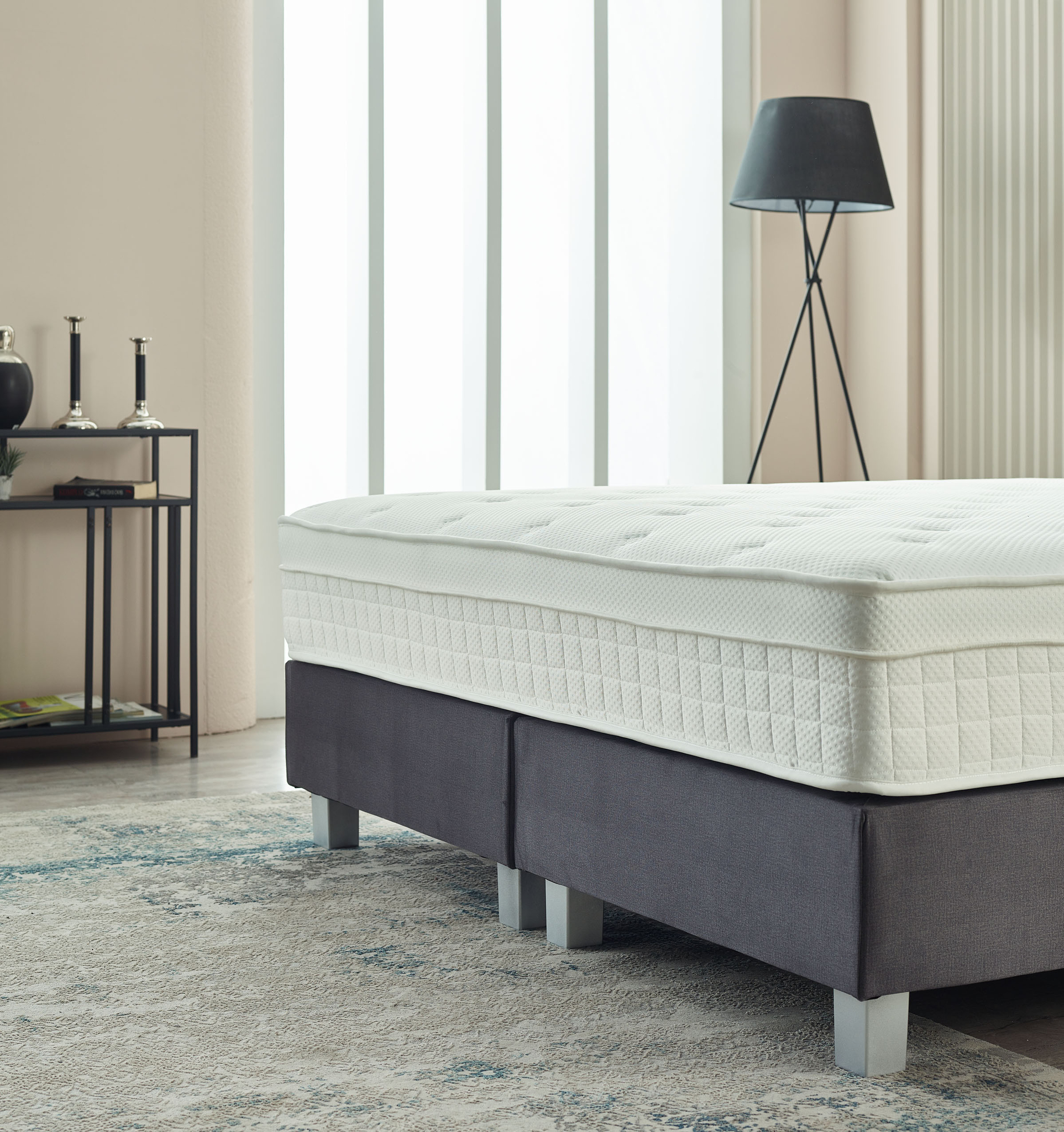 Boxspring Stauldino Antraciet 140x200 - Afbeelding 5
