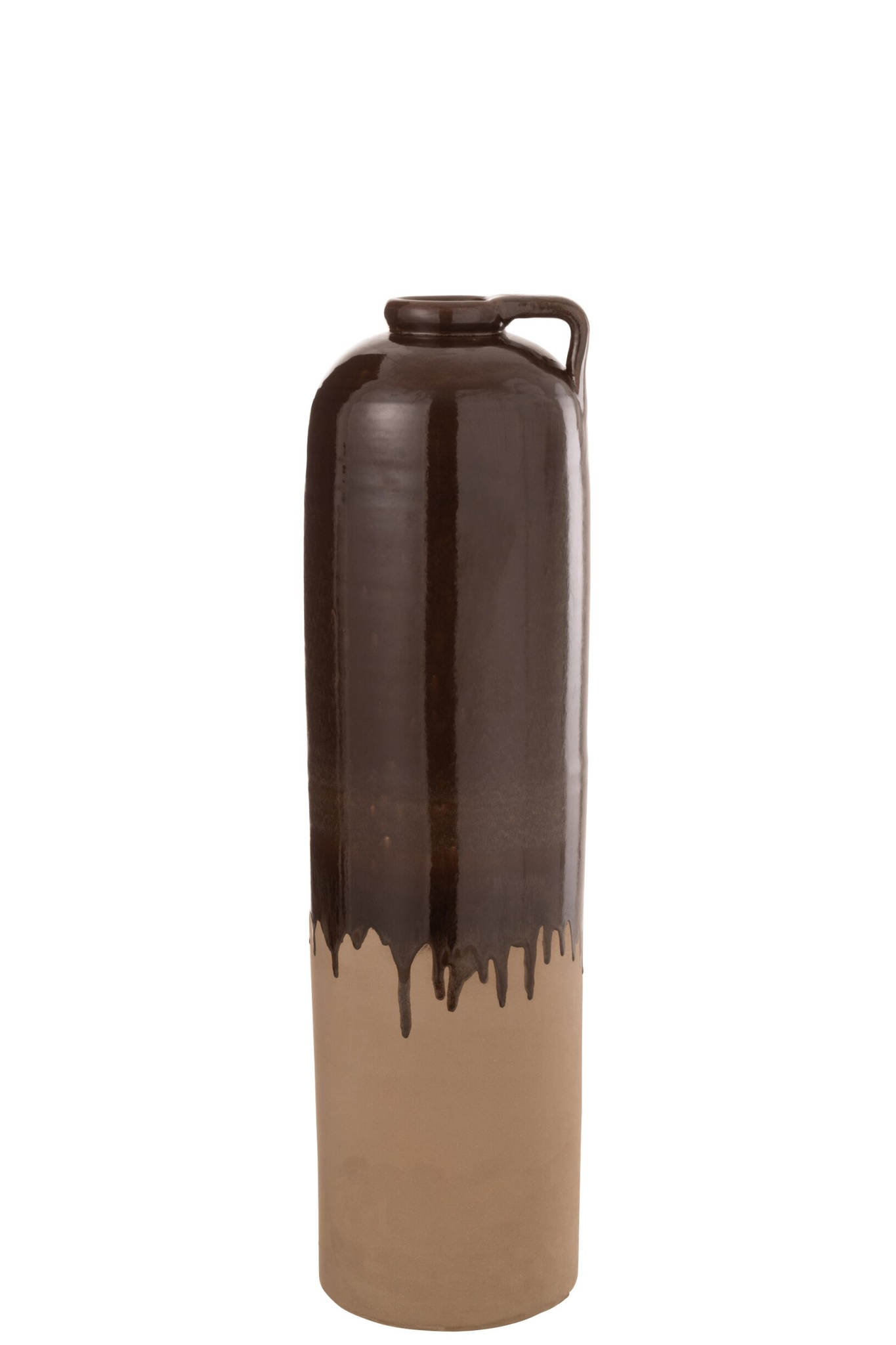 Vaas Deendine Keramiek Bruin H68 cm - Afbeelding 3