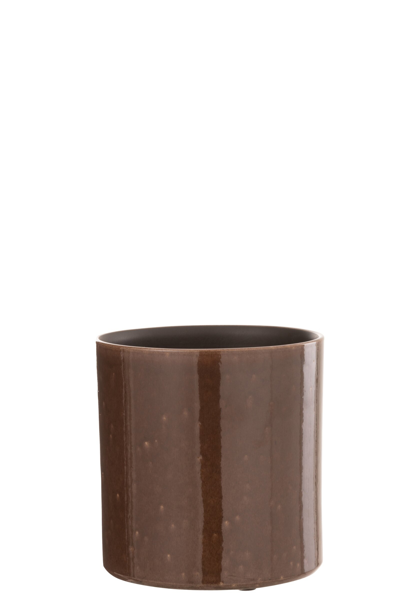 Bloempot Caaltond Keramiek Bruin H16,5 cm