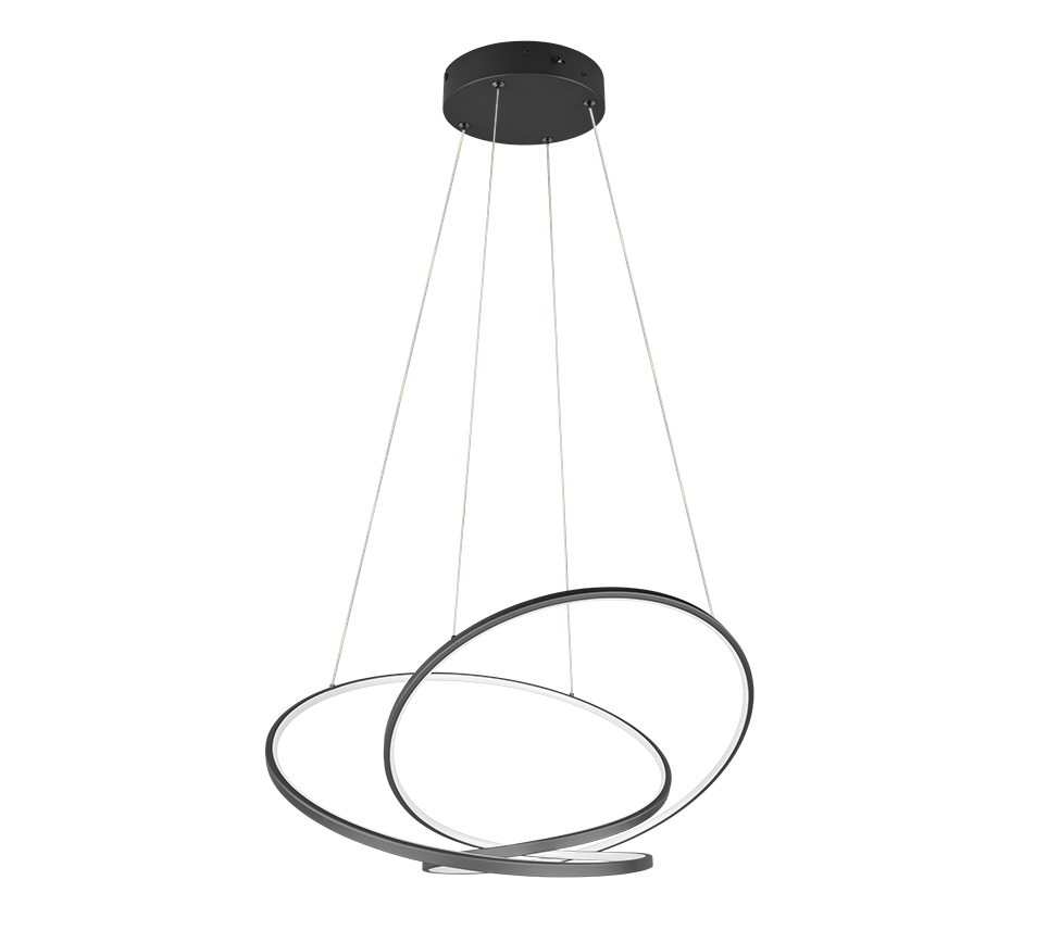 Hanglamp Pero Mat Zwart - Set van 3 - Afbeelding 4