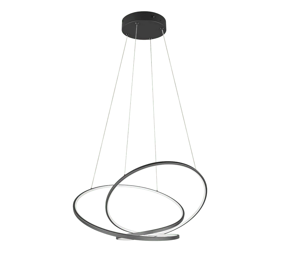 Hanglamp Pero Mat Zwart - Set van 3 - Afbeelding 4