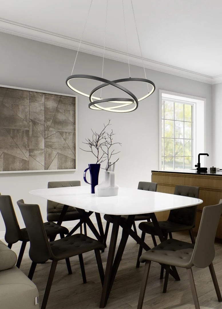 Hanglamp Pero Mat Zwart - Set van 3 - Afbeelding 5