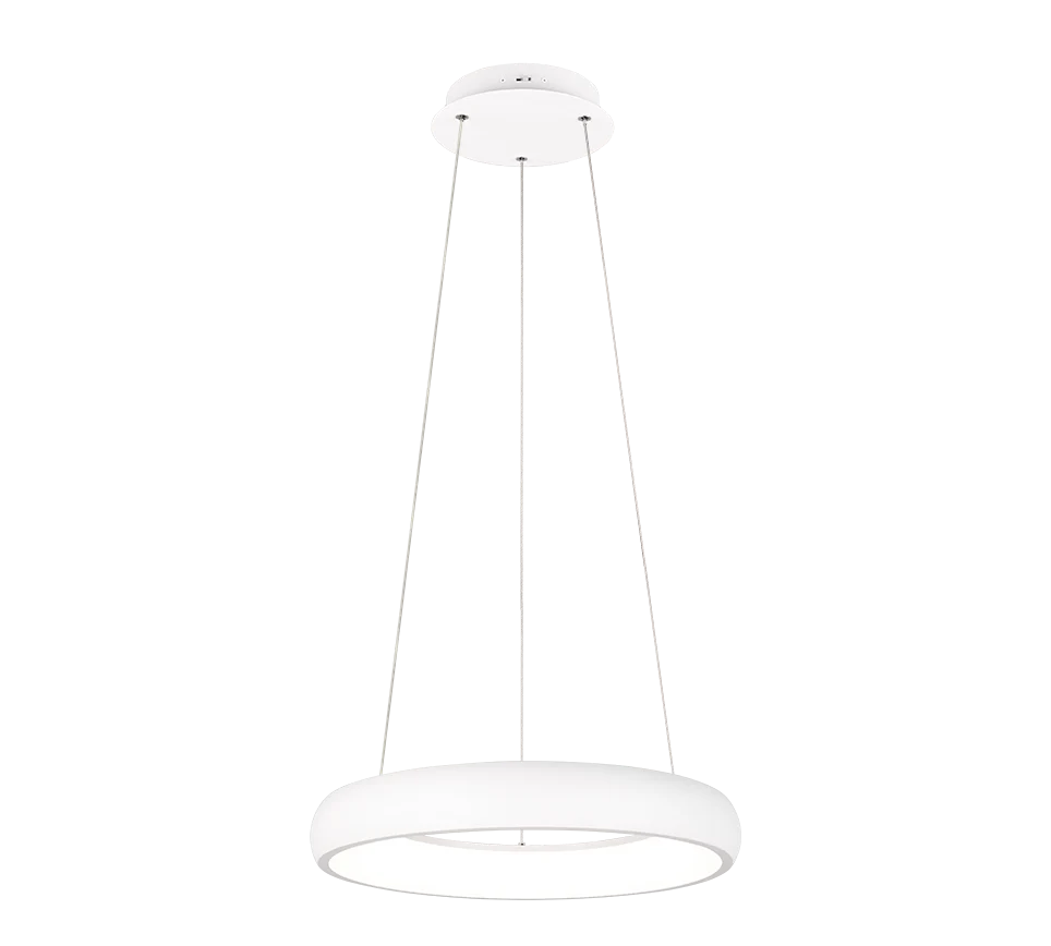 Hanglamp Zanir Mat Wit Ø46,5 cm - Set van 3 - Afbeelding 2