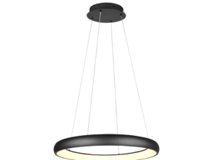 Hanglamp Nimmona Mat Zwart Ø75 cm - Set van 3