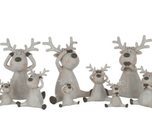 Woonaccessoire Beernora Polyresin Bruin - Set van 3