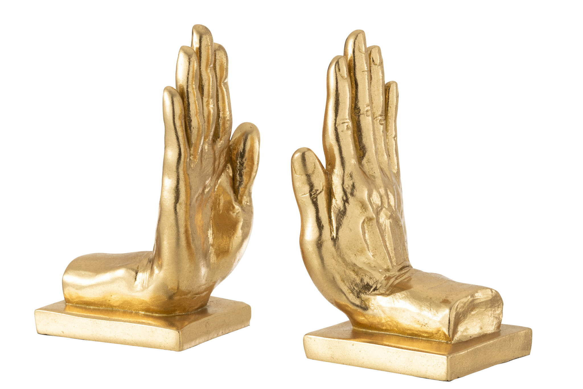 Boekensteun Sloondin Polyresin Goud - Set van 2 - Afbeelding 4