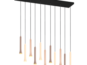 Hanglamp Bernio Mat Zwart - Set van 3