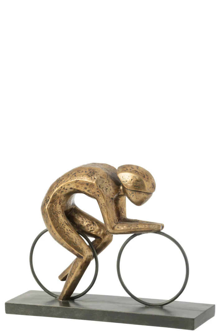 Beeld Stievis Goud H29,5 cm - Afbeelding 2