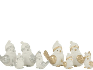 Decoratiefiguur Mieltir Polyresin Meerkleurig - Set van 4