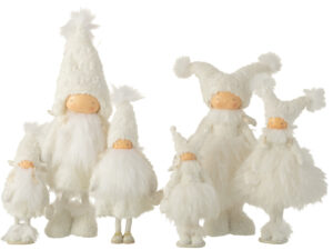 Decoratie Tilvek Polyester Wit - Set van 2