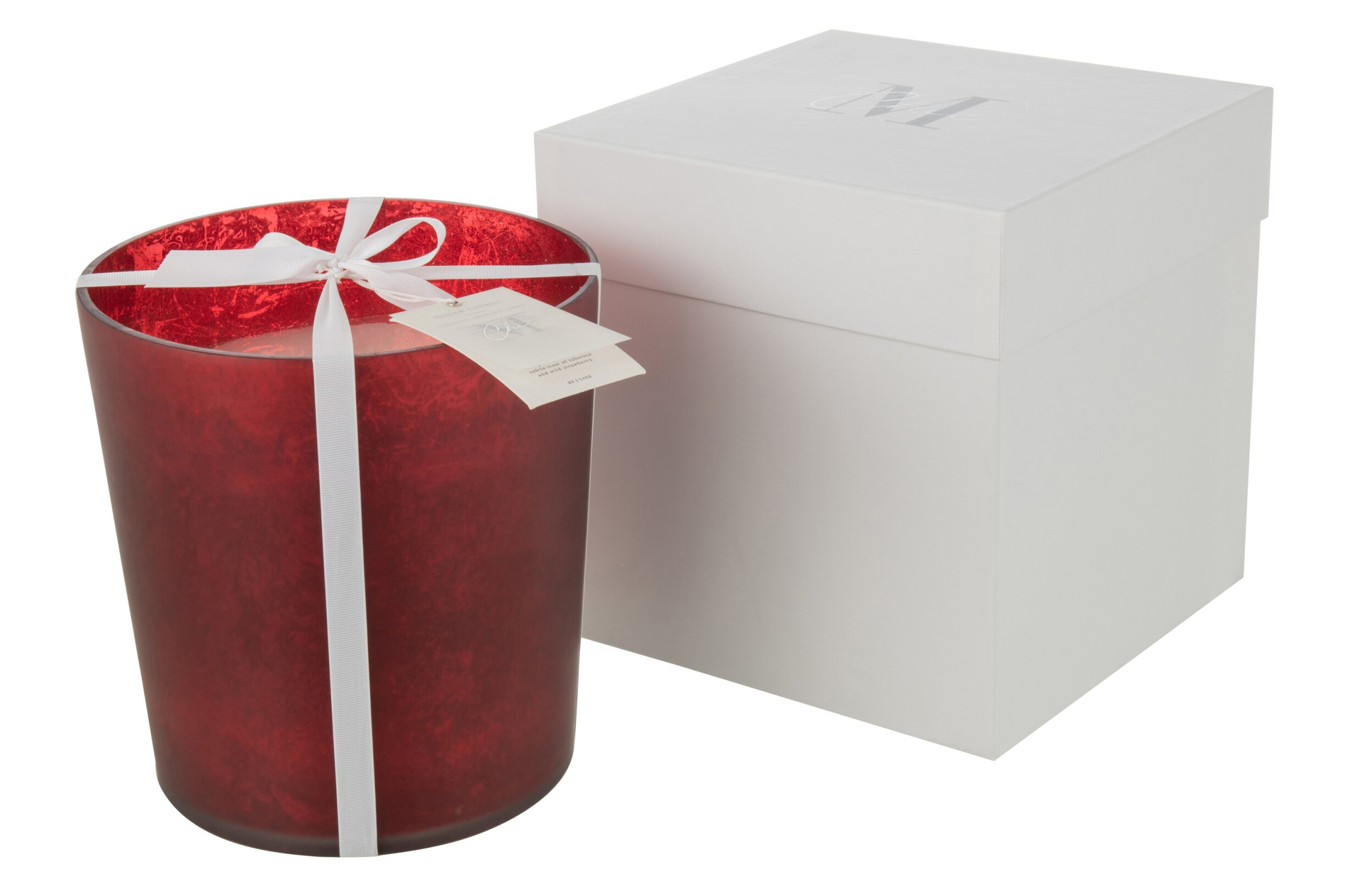 Geurkaars Diedos Glas Rood - Afbeelding 2