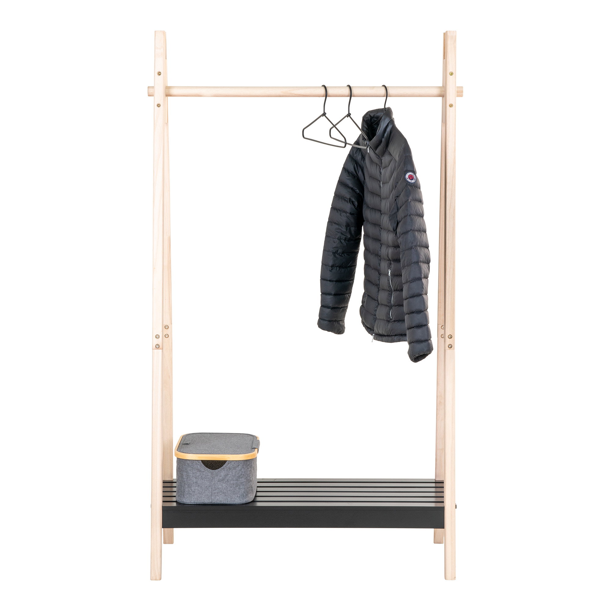 Kledingrek Soltano Paulowniahout 94,5 cm - Afbeelding 3