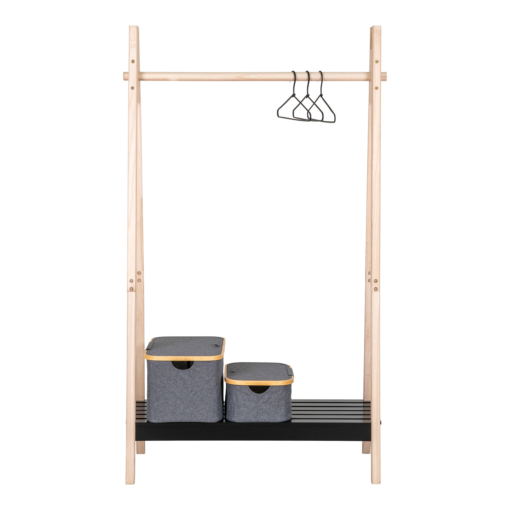 Kledingrek Soltano Paulowniahout 94,5 cm - Afbeelding 4