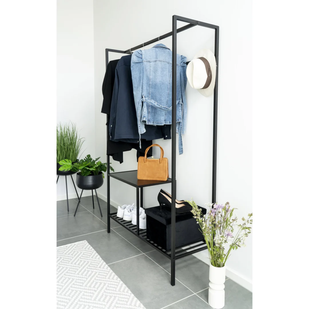 Kledingkast Kleimmum Zwart 101 cm - Afbeelding 5
