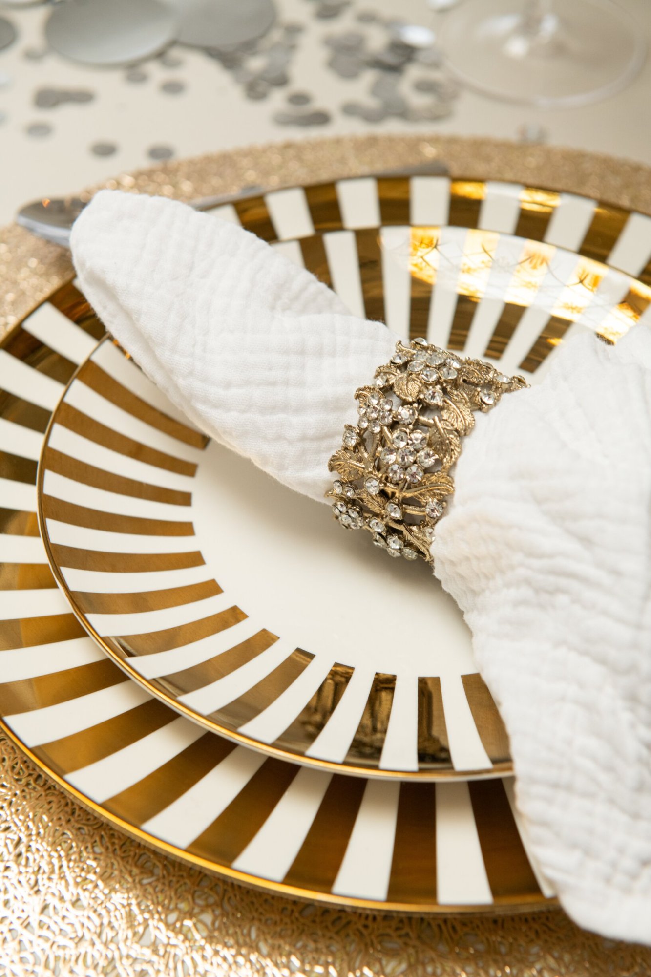 Servet Bondar Glas Goud - Afbeelding 3