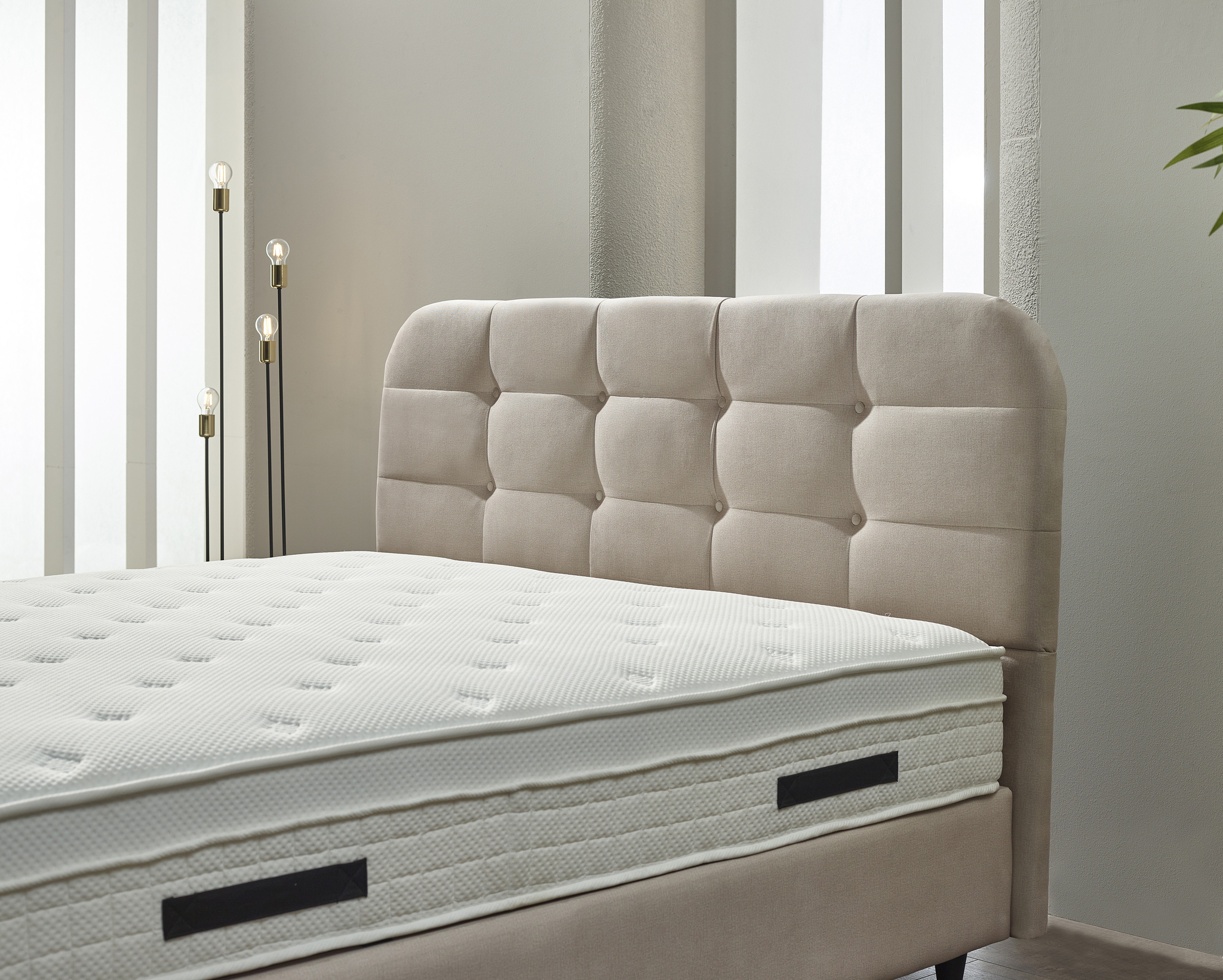 Boxspring Stoornena Beige 160x200 - Afbeelding 7