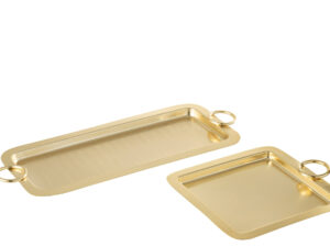 Dienblad Caaker Staal Goud