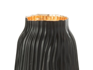 Vaas Cosses Glas Zwart H20 cm
