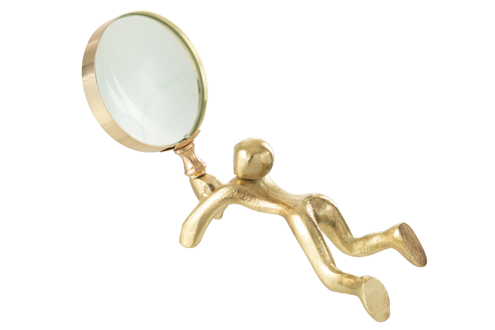 Vergrootglas Bernane Aluminium Goud