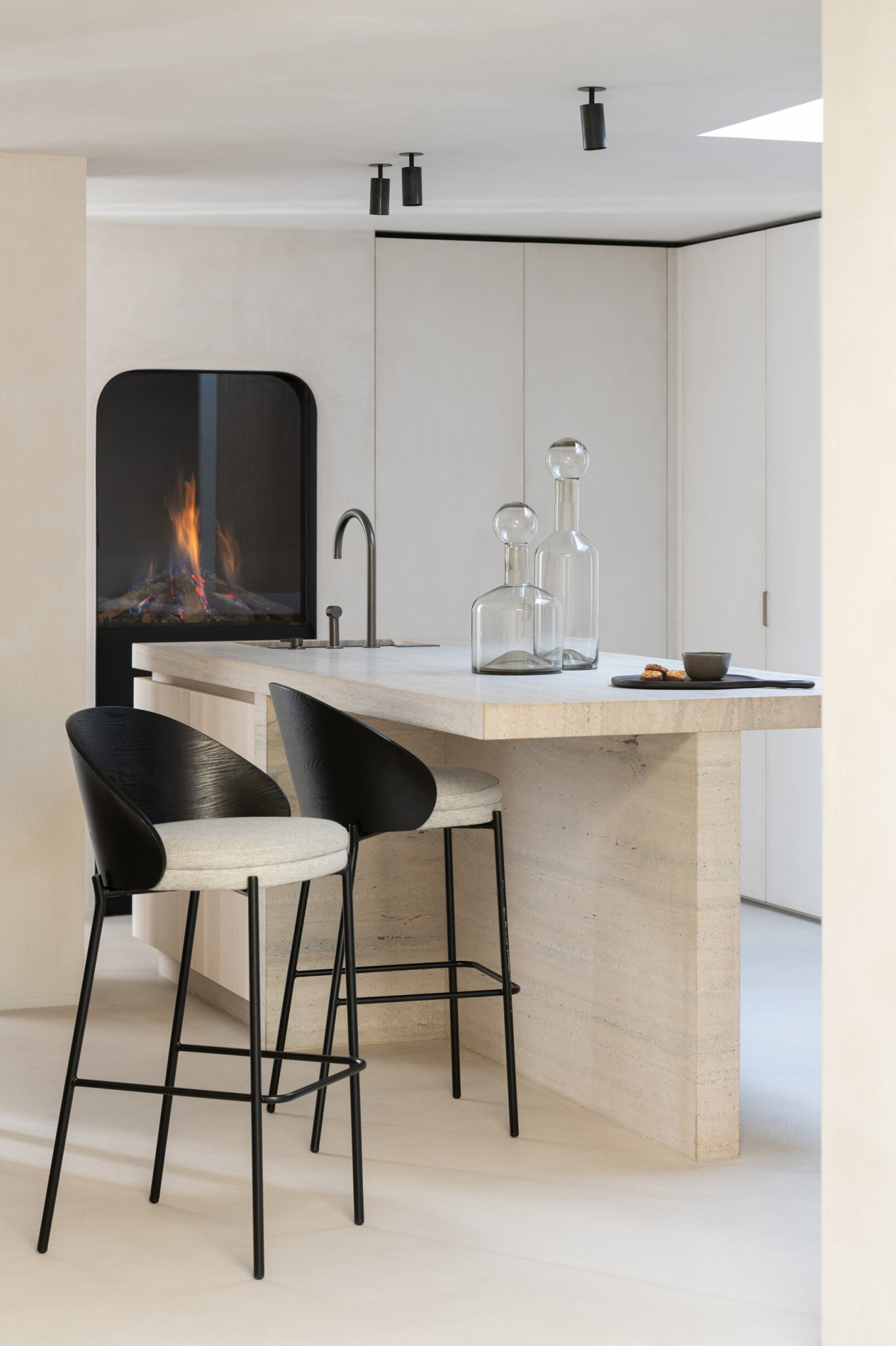 Decoratie Skarno Glas Grijs - Afbeelding 2