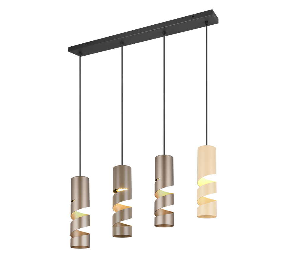 Hanglamp Foolir Meerkleurig Ø7,5 cm - Set van 3