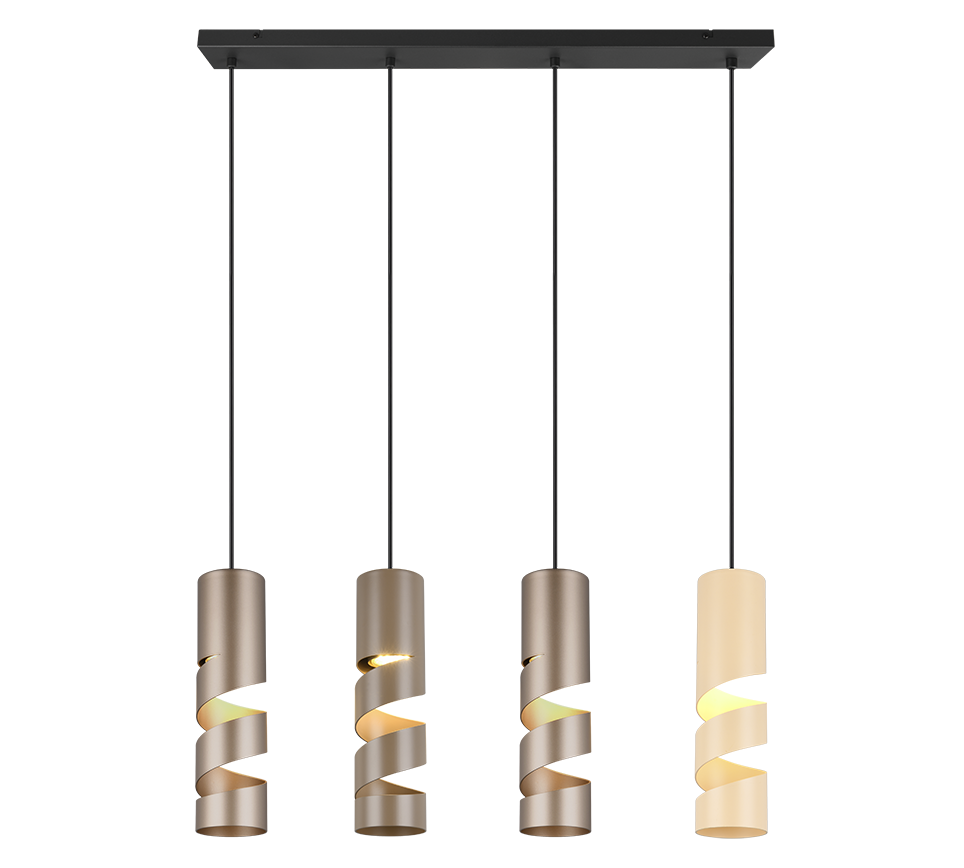 Hanglamp Foolir Meerkleurig Ø7,5 cm - Set van 3 - Afbeelding 2
